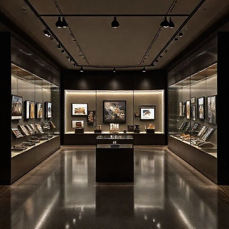 Underwater city with glowing structures