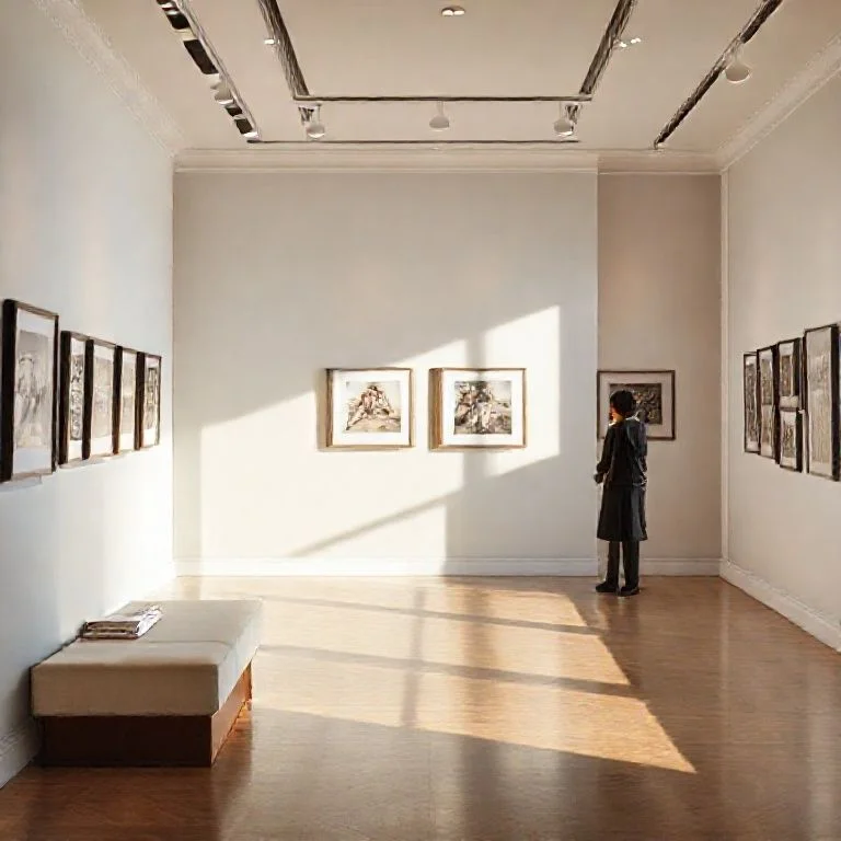 Futuristic desert outpost under alien suns